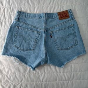 Levi's 501 Denim Button Fly Jean Shorts